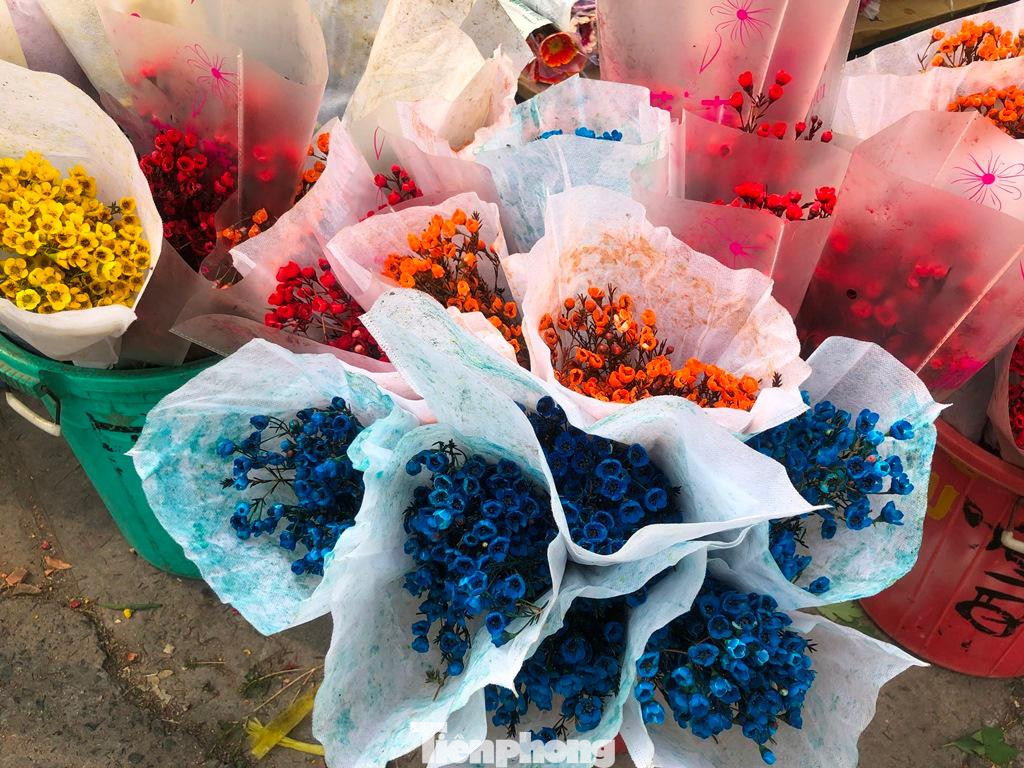 Thanh liễu được nhuộm đủ các màu chơi Tết.