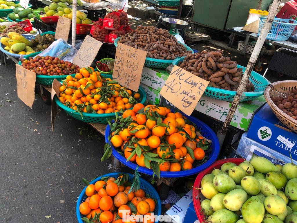 Các loại trái cây miền Bắc như cam canh, mận Hà Nội cũng về nhiều tại các chợ, giá từ 40.000-60.000 đồng/kg.