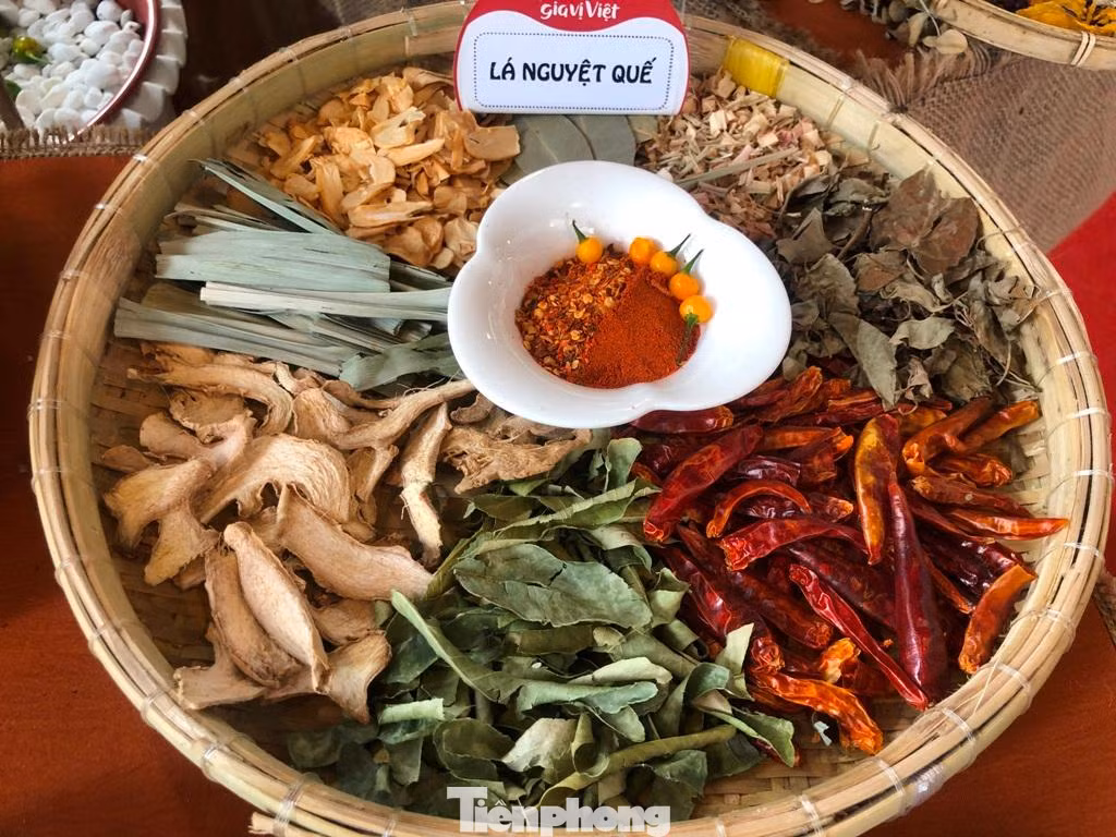 Nhiều loại gia vị quen mà lạ được trình bày bắt mắt. Nhiều loại gia vị quen mà lạ được trình bày bắt mắt.