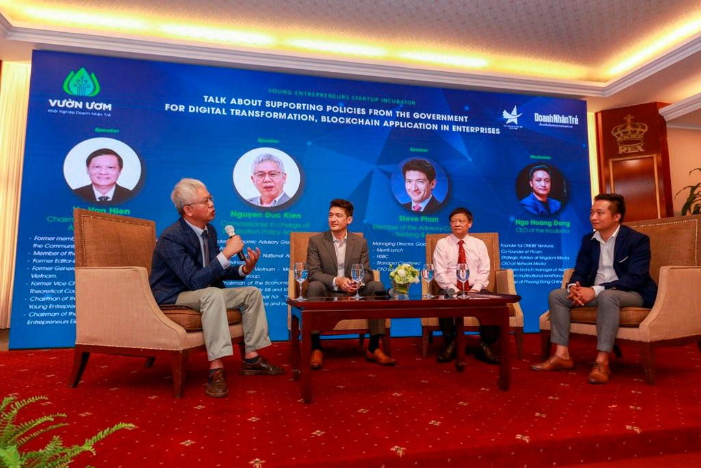 Ông Nguyễn Đức Kiên cho biết, sẵn sàng tư vấn cho các doanh nhân trẻ đứng vững trong nền kinh tế Ông Nguyễn Đức Kiên cho biết, sẵn sàng tư vấn cho các doanh nhân trẻ đứng vững trong nền kinh tế