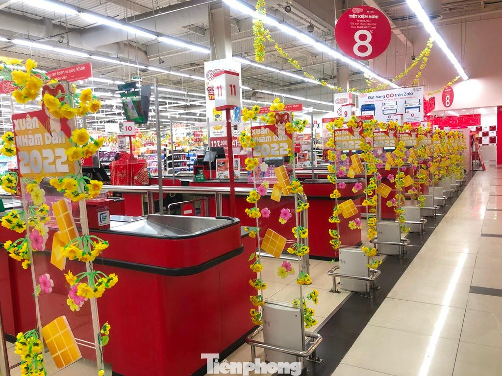 Khu vực thanh toán chỉ hoạt động khoảng 50%