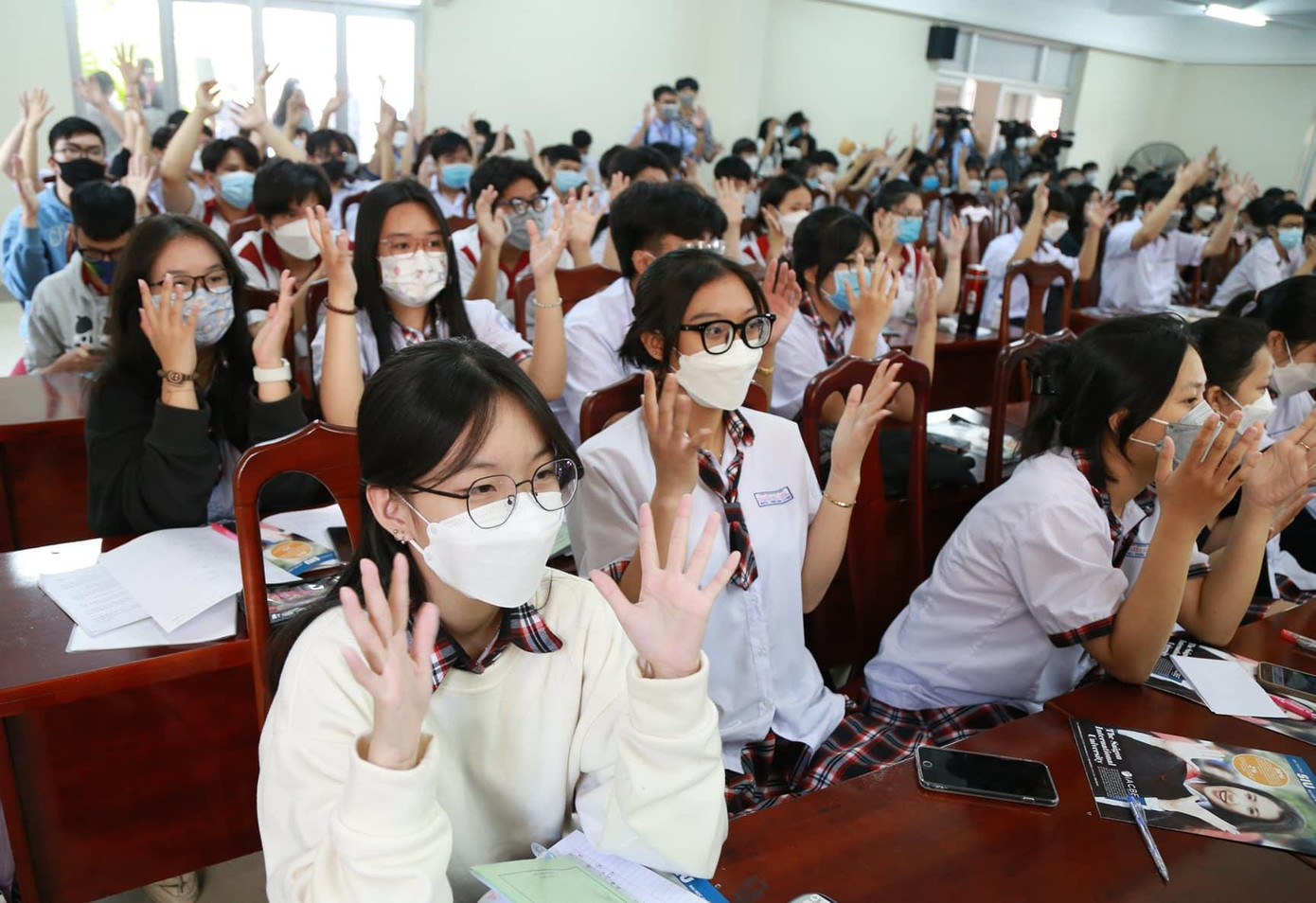 Các bạn trẻ hào hứng tương tác với chuyên gia tâm lý Các bạn trẻ hào hứng tương tác với chuyên gia tâm lý