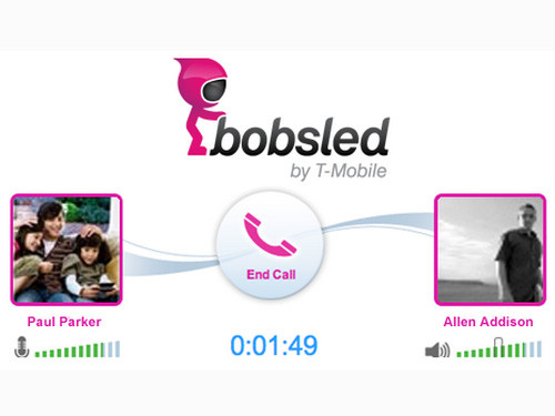 Gọi thoại từ PC-đến-PC ngay trên Facebook với Bobsled. Ảnh: Internet