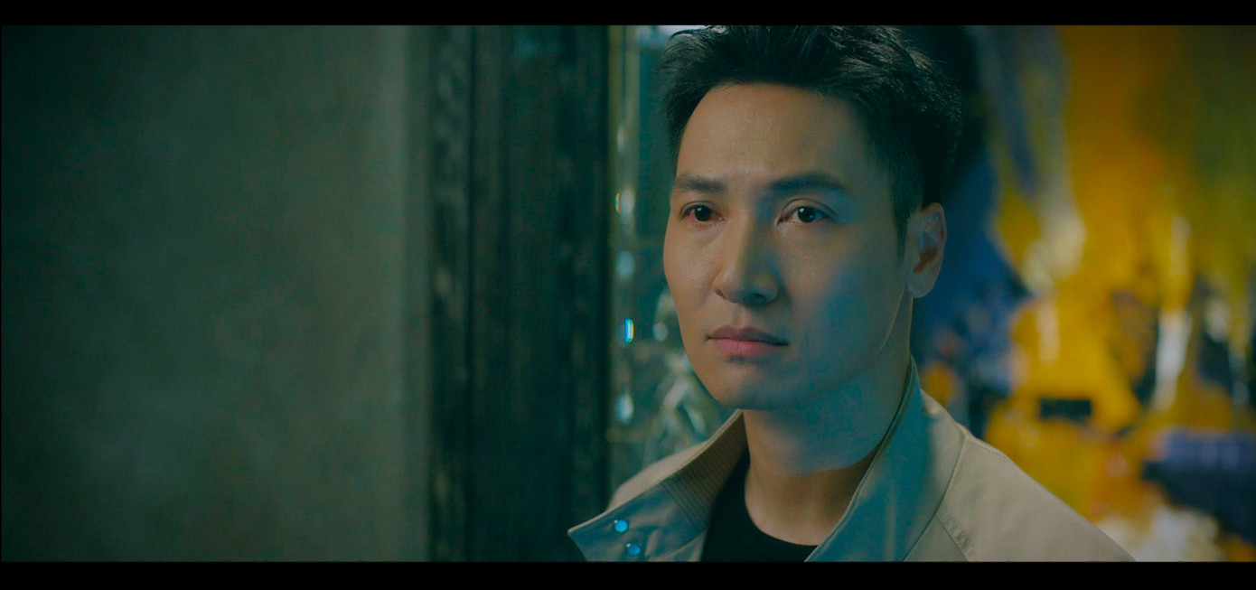 Tạo hình của Mạnh Trường trong phim Chúng ta của 8 năm sau.