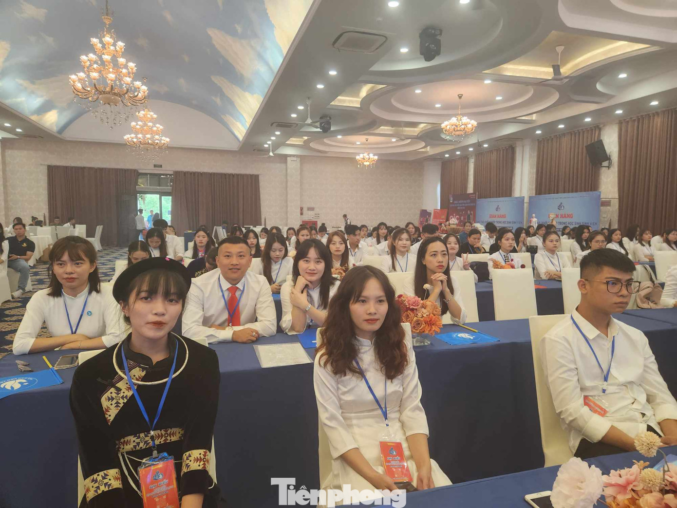 Tuổi trẻ xứ Lạng phấn khởi tham dự Đại hội. Ảnh: Duy Chiến