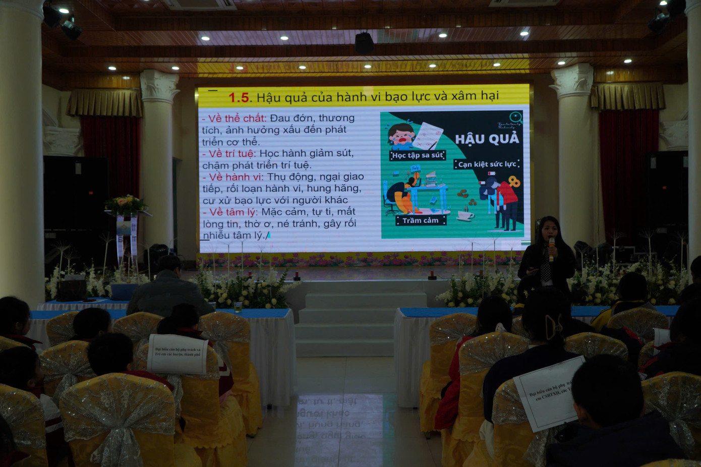 Các em được trang bị những kiến thức căn bản, thiết thực.