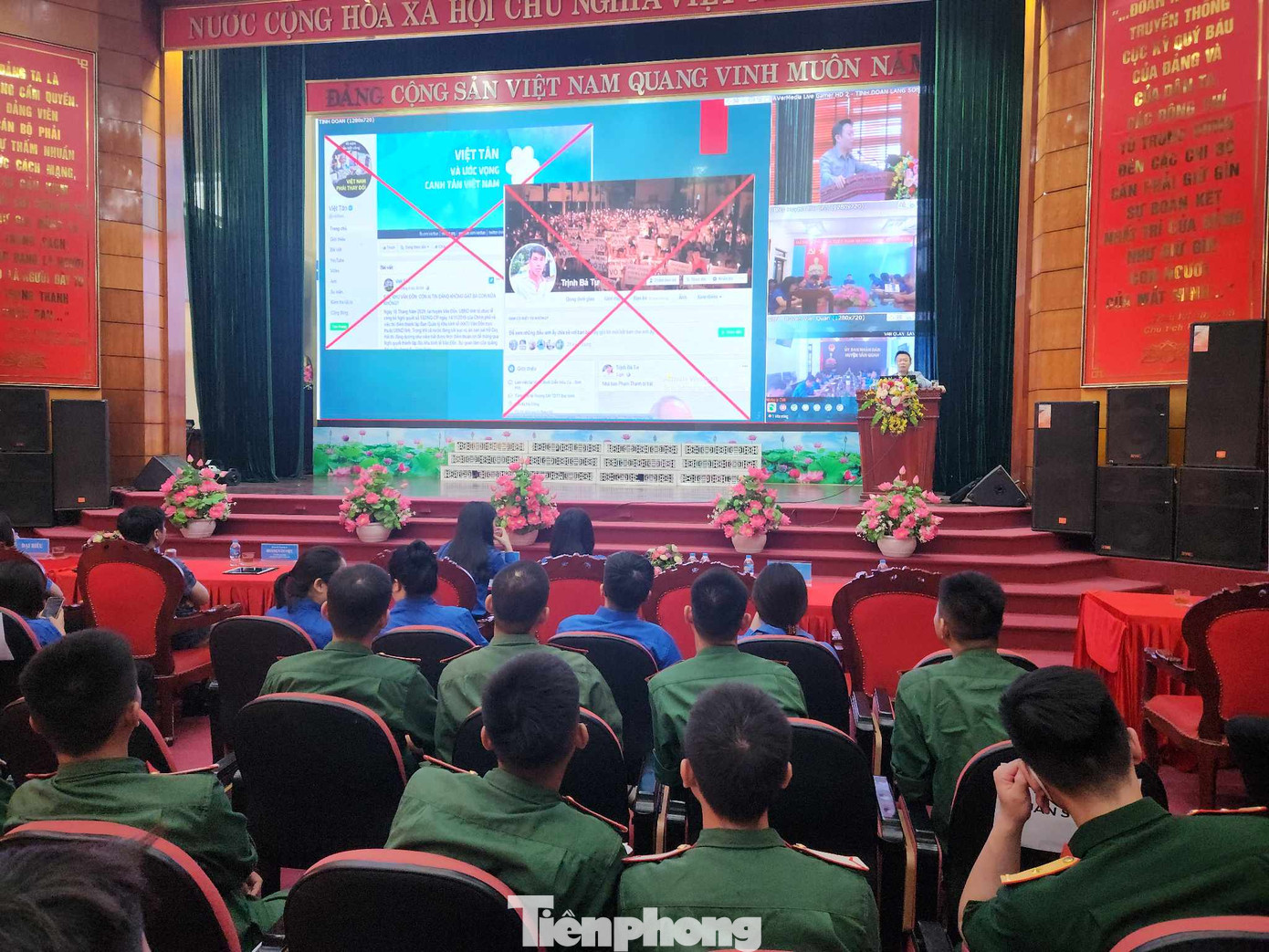 Trên 3.000 đoàn viên, thanh niên xứ Lạng hào hứng tham gia. Ảnh: Duy Chiến