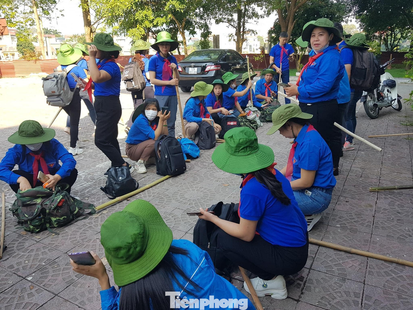 Hoạt động dã ngoại lý thú và bổ ích - Ảnh: Duy Chiến