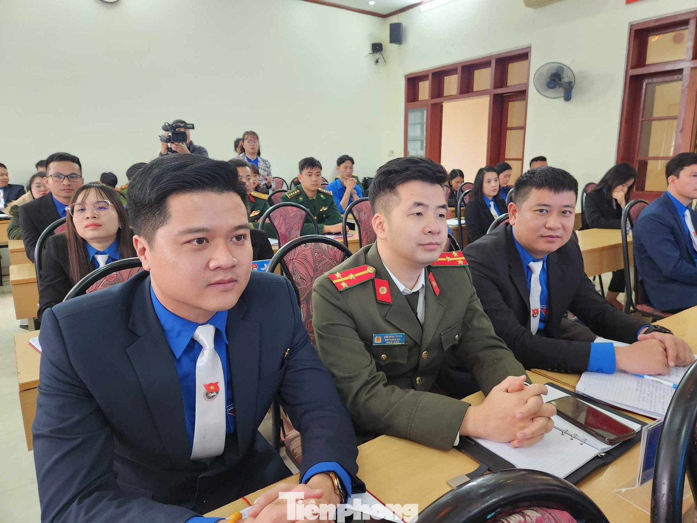 Lực lượng trẻ xứ Lạng tiên phong đi đầu các công trình, phần việc. Ảnh: Duy Chiến