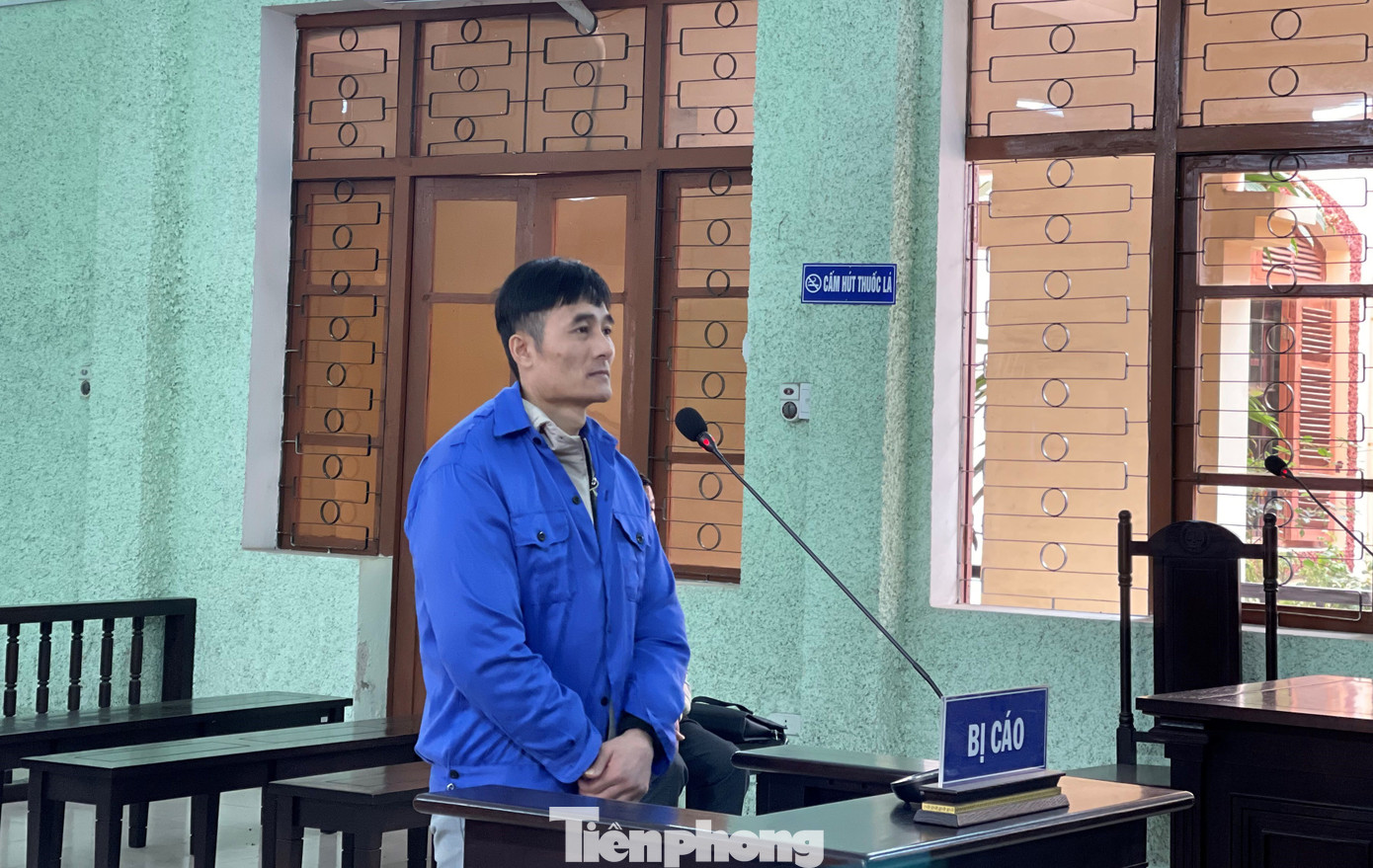 Bị cáo Lê Văn Kiên tại phiên tòa xét xử -ảnh: CB Bị cáo Lê Văn Kiên tại phiên tòa xét xử -ảnh: CB