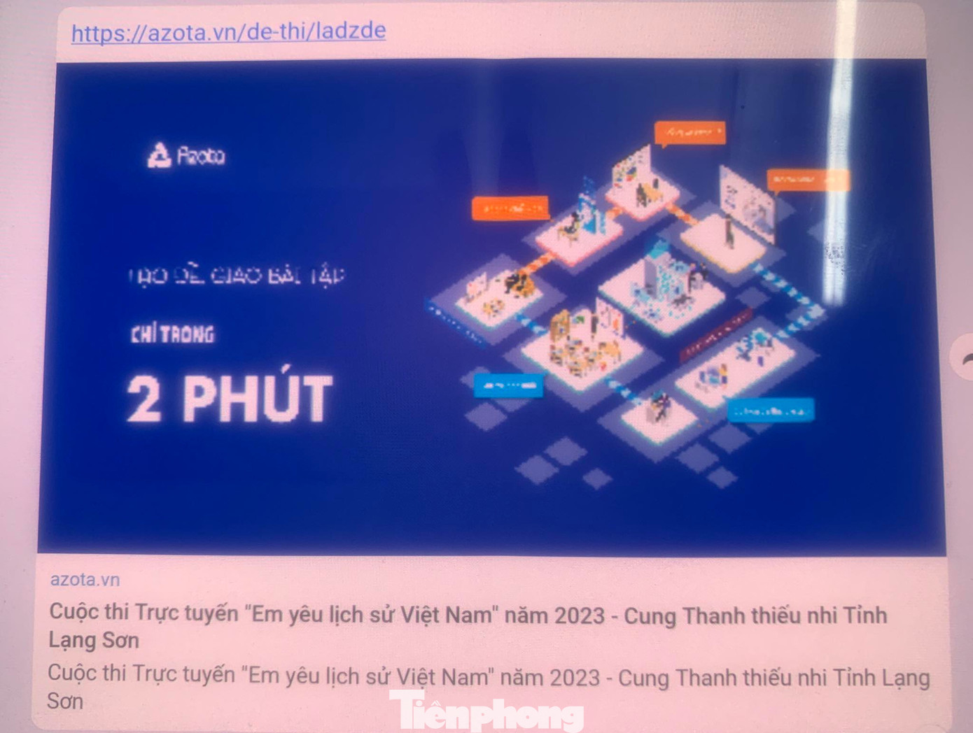 Trên 14.000 lượt đội viên, nhi đồng tham gia cuộc thi trực tuyến "Em yêu lịch sử Việt Nam". Trên 14.000 lượt đội viên, nhi đồng tham gia cuộc thi trực tuyến "Em yêu lịch sử Việt Nam".