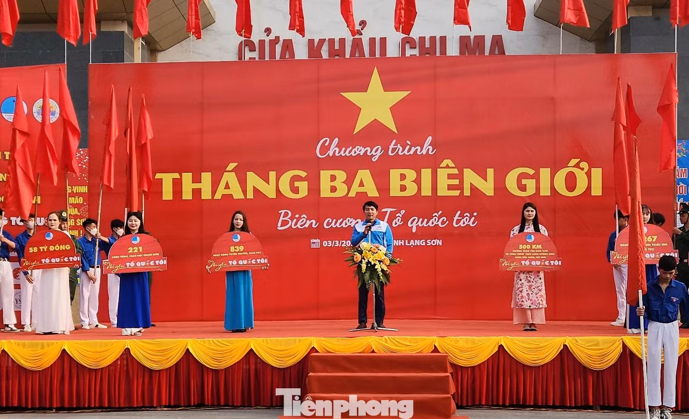 Chương trình Tháng ba biên giới với rất nhiều công trình, phần việc an sinh xã hội. - Ảnh: Duy Chiến