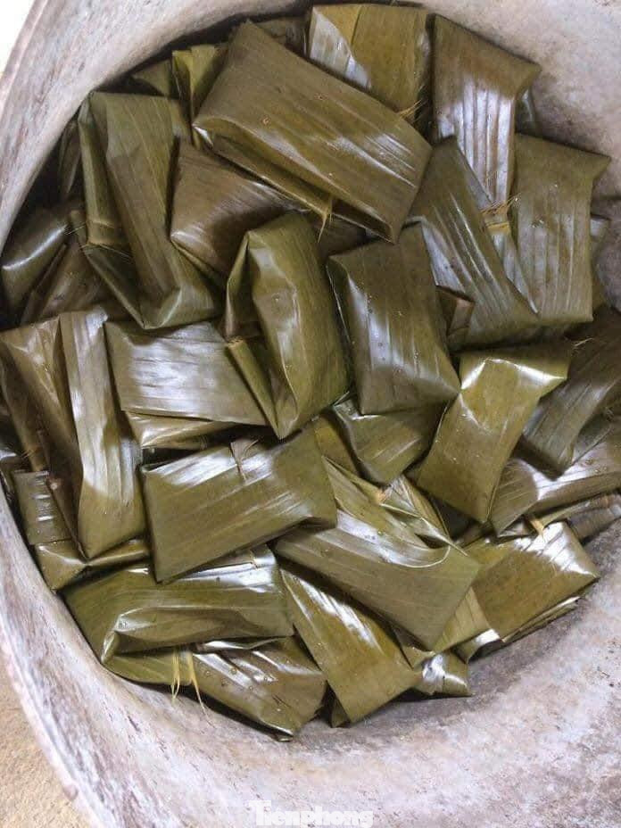 Bánh dậm thường được làm để cúng giỗ, ăn tết So Lộc. Ảnh: Duy Chiến