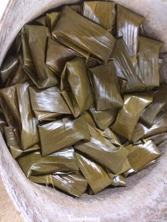 Bánh dậm thường được làm để cúng giỗ, ăn tết So Lộc. Ảnh: Duy Chiến