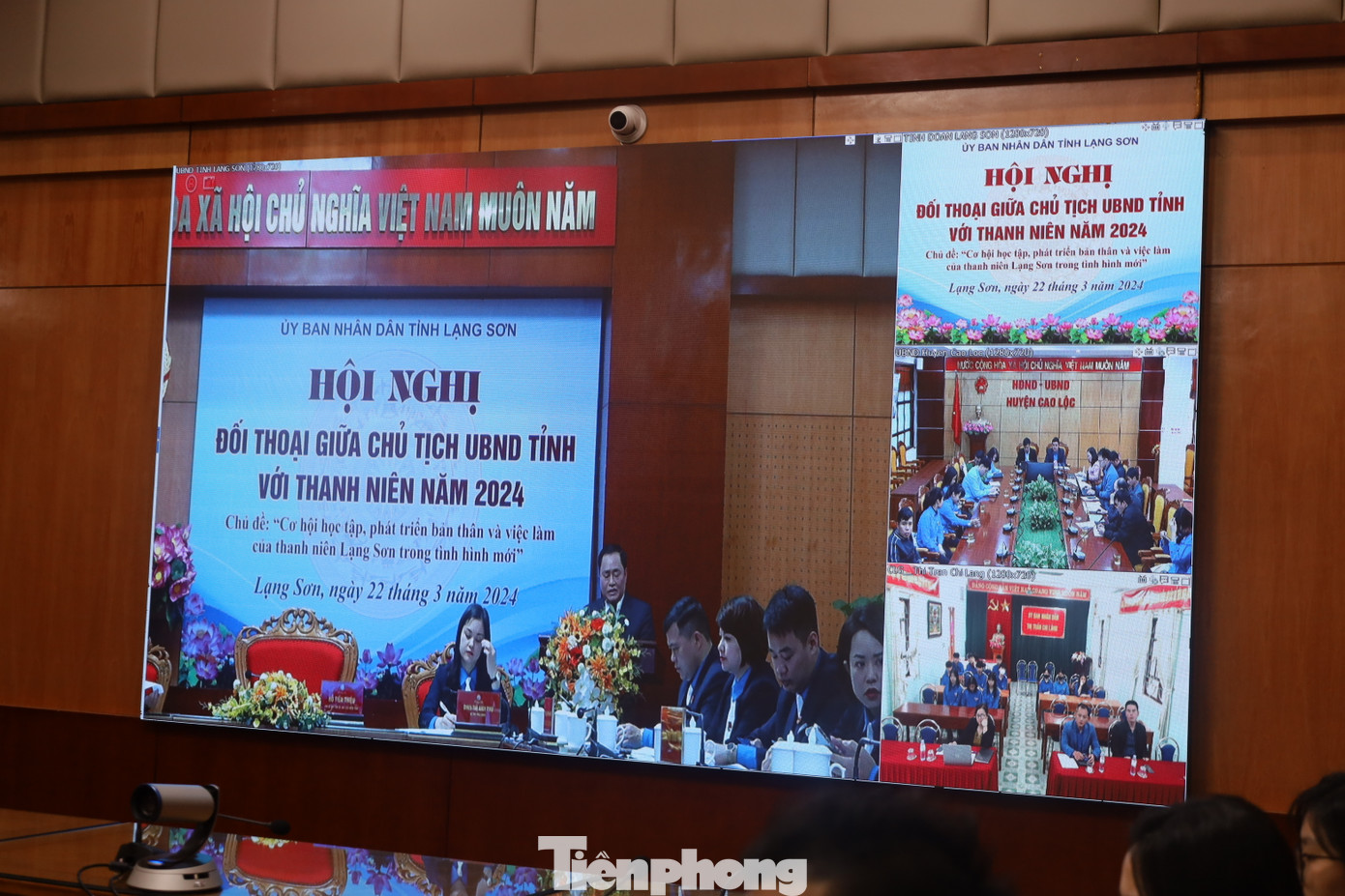 Khoảng 4.000 đoàn viên, thanh niên tham gia đối thoại tại 11 điểm cầu cấp tỉnh và 200 điểm cầu cấp xã.