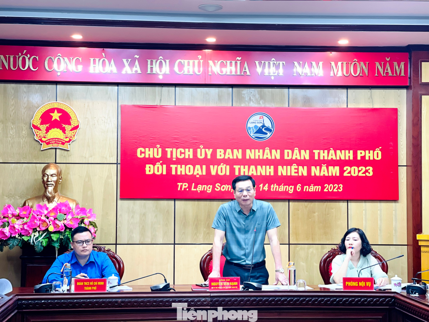 Hàng năm, người đứng đầu địa phương từ tỉnh đến cơ sở có các cuộc đối thoại với thanh niên. Ảnh: Duy Chiến Hàng năm, người đứng đầu địa phương từ tỉnh đến cơ sở có các cuộc đối thoại với thanh niên. Ảnh: Duy Chiến