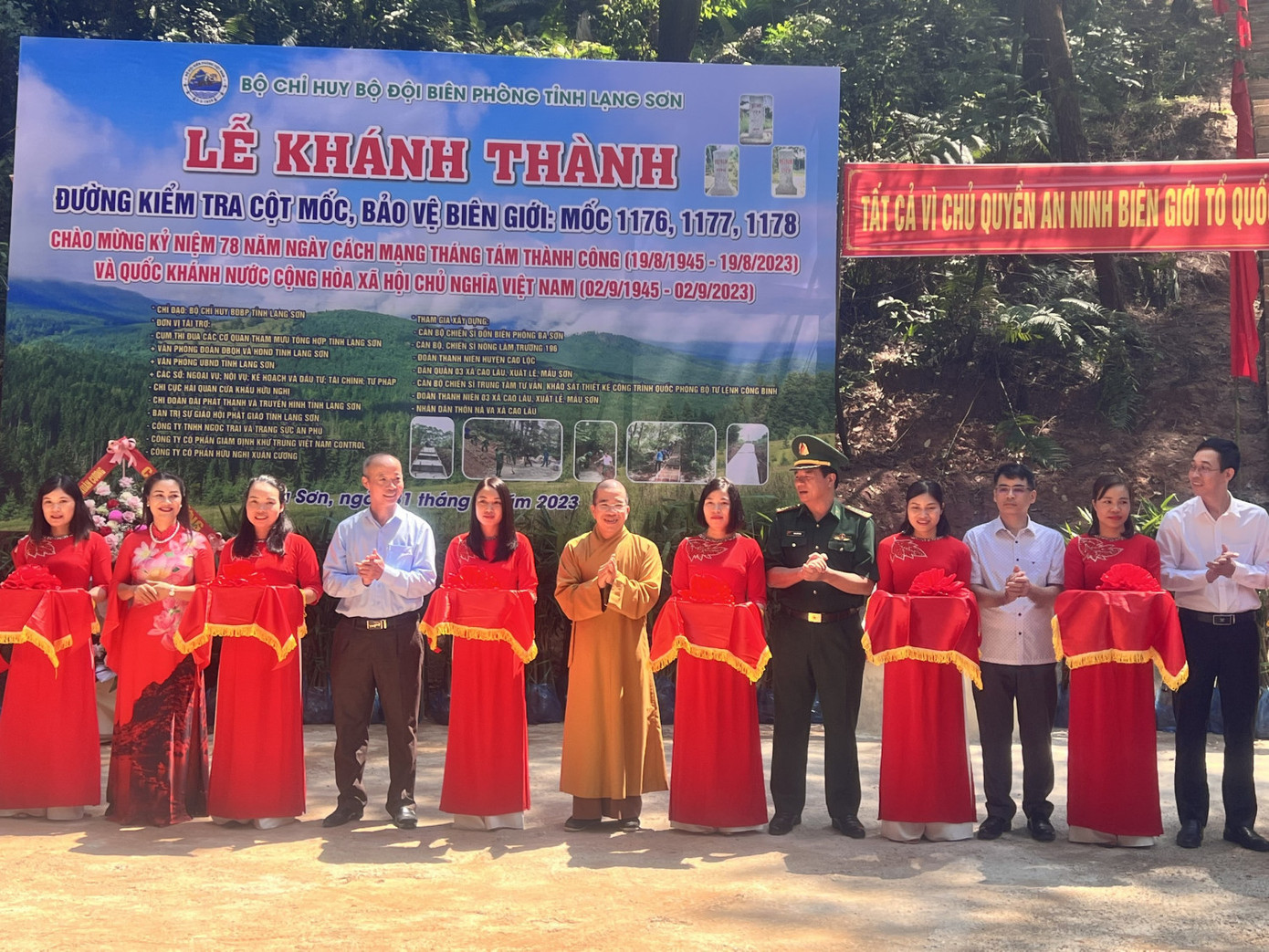 Giáo hội Phật giáo Việt Nam tỉnh Lạng Sơn luôn đồng hành cùng các cấp, các ngành thực hiện an sinh xã hội. Ảnh: Duy Chiến