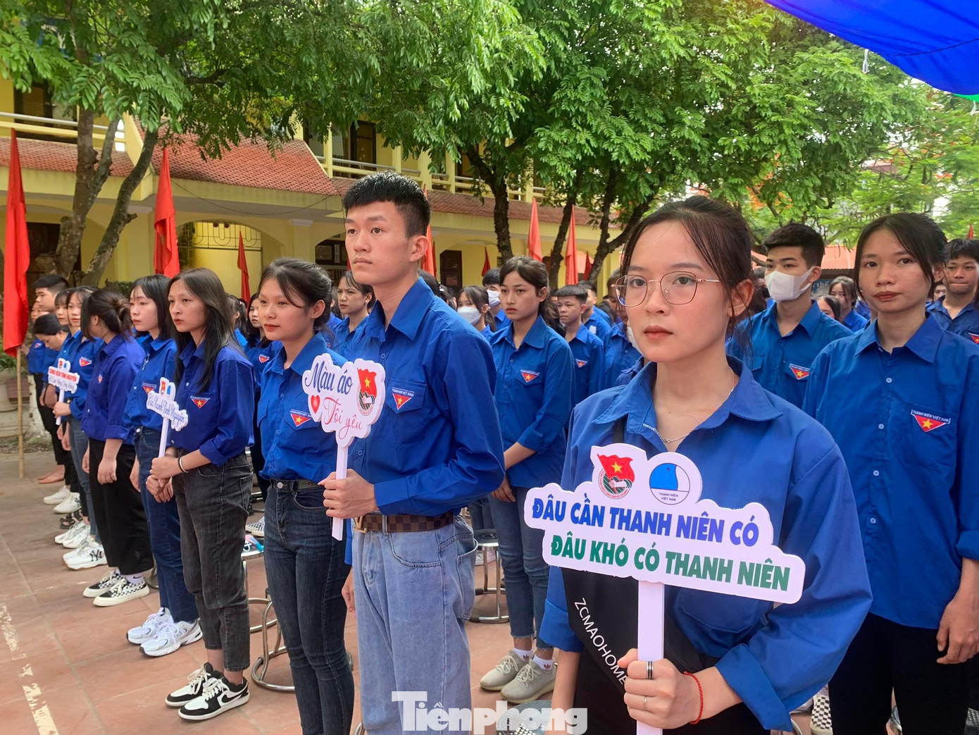 Tuổi trẻ xứ Lạng tiên phong đi đầu trong phong trào tình nguyện -Ảnh: Duy Chiến