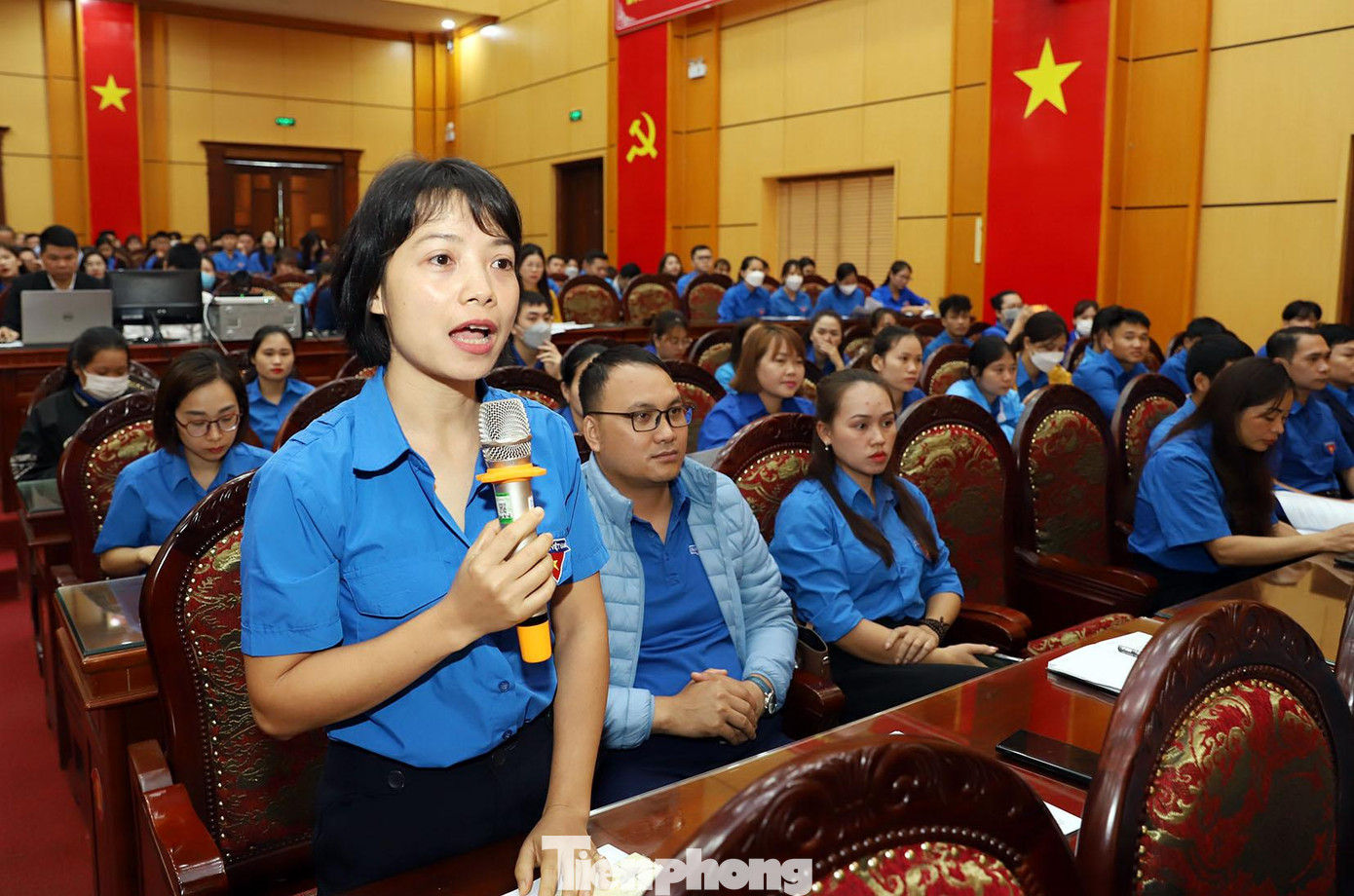 Thanh niên Bắc Kạn đặt nhiều câu hỏi liên quan đến chuyển đổi số, thanh niên lập thân lập nghiệp - Ảnh: TL Thanh niên Bắc Kạn đặt nhiều câu hỏi liên quan đến chuyển đổi số, thanh niên lập thân lập nghiệp - Ảnh: TL