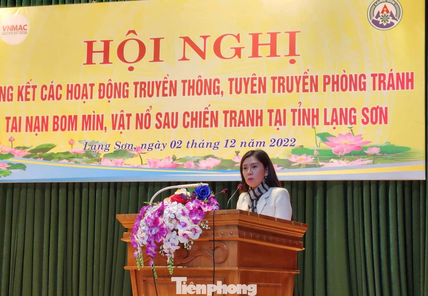 Bà Đoàn Thu Hà, Phó Chủ tịch UBND tỉnh Lạng Sơn cho biết, thời gian tới địa phương tiếp tục triển khai các hoạt động phòng tránh tai nạn bom mìn, vật cản sau chiến tranh, để cuộc sống của nhân dân được ổn định - Ảnh: Duy Chiến Bà Đoàn Thu Hà, Phó Chủ tịch UBND tỉnh Lạng Sơn cho biết, thời gian tới địa phương tiếp tục triển khai các hoạt động phòng tránh tai nạn bom mìn, vật cản sau chiến tranh, để cuộc sống của nhân dân được ổn định - Ảnh: Duy Chiến