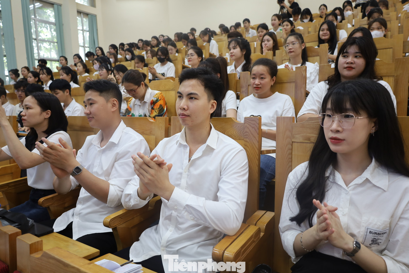 Chương trình nhận được sự tham gia nhiệt tình của giới sinh viên xứ Lạng. Ảnh: Duy Chiến Chương trình nhận được sự tham gia nhiệt tình của giới sinh viên xứ Lạng. Ảnh: Duy Chiến