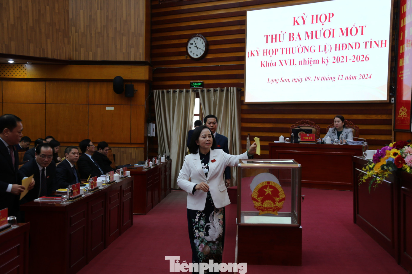 Kết quả bầu cử chức danh Ủy viên UBND tỉnh Lạng Sơn đạt số phiếu đồng ý tỷ lệ rất cao.