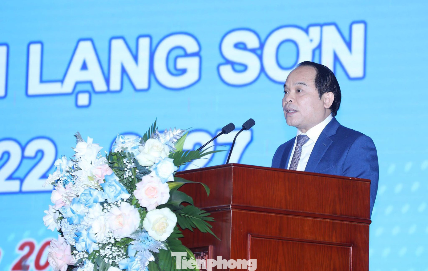 Bí thư Tỉnh ủy Lạng Sơn Nguyễn Quốc Đoàn phát biểu, chỉ đạo tại Đại hội - Ảnh: Duy Chiến Bí thư Tỉnh ủy Lạng Sơn Nguyễn Quốc Đoàn phát biểu, chỉ đạo tại Đại hội - Ảnh: Duy Chiến