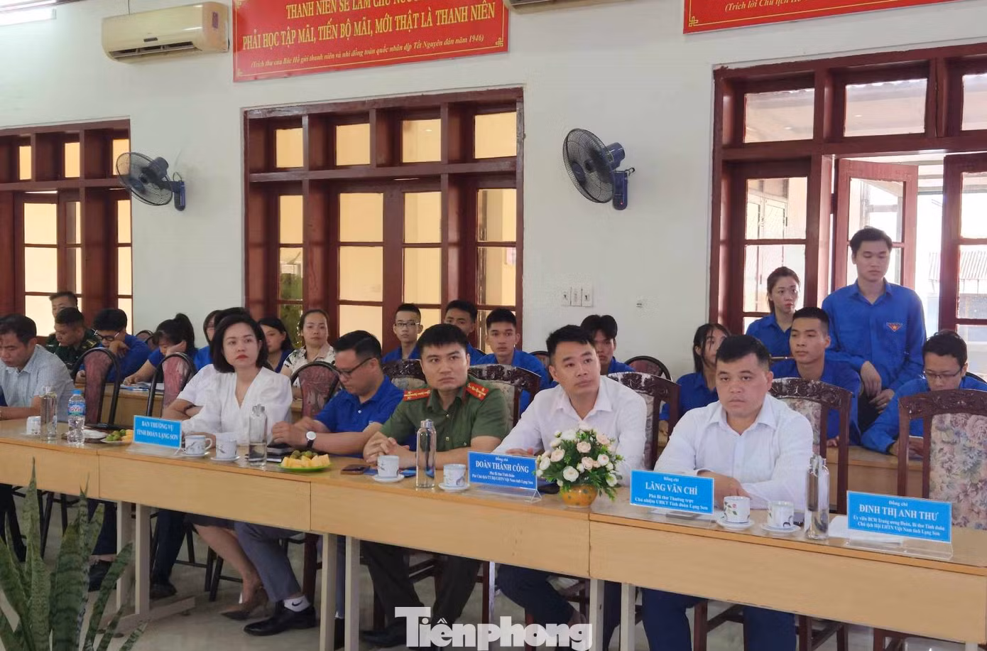 Lực lượng đoàn viên, thanh niên địa phương cam kết sẽ đồng hành cùng tổ chức tôn giáo thực hiện những công trình, phần việc an sinh xã hội trên địa bàn Lạng Sơn.