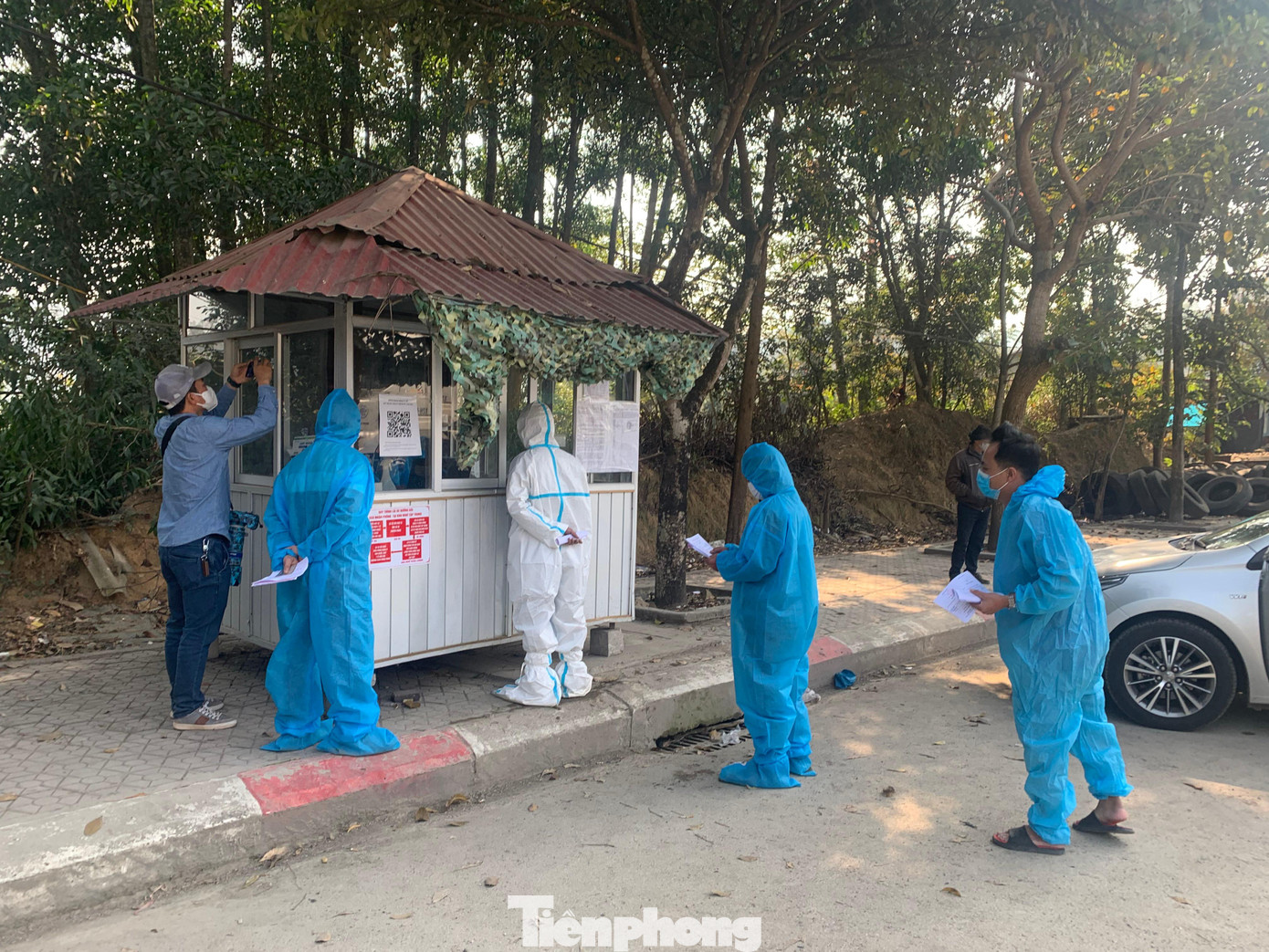 Công tác phòng, chống dịch được siết chặt. Ảnh: Duy Chiến Công tác phòng, chống dịch được siết chặt. Ảnh: Duy Chiến