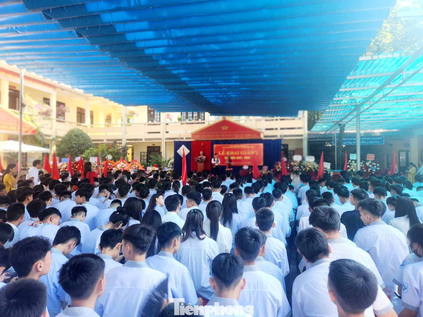 Năm học mới, Trung tâm GDNN-GDTX huyện Cao Lộc có 799 em học sinh tham gia học tập, rèn luyện. (ảnh: Duy Chiến)