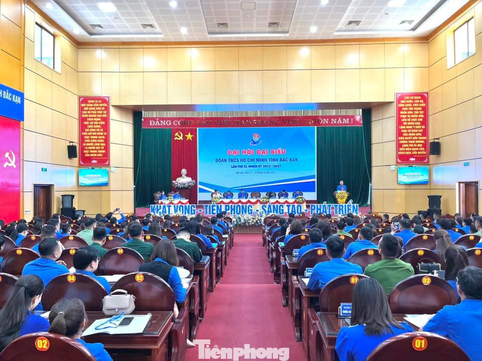 Đại hội đại biểu Đoàn TNCS Hồ Chí Minh tỉnh Bắc Kạn khóa XI là ngày hội lớn của tuổi trẻ toàn tỉnh - Ảnh: PV