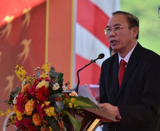 Thứ trưởng Bộ NN &amp;PTNT Phùng Đức Tiến phát biểu tại chương trình.