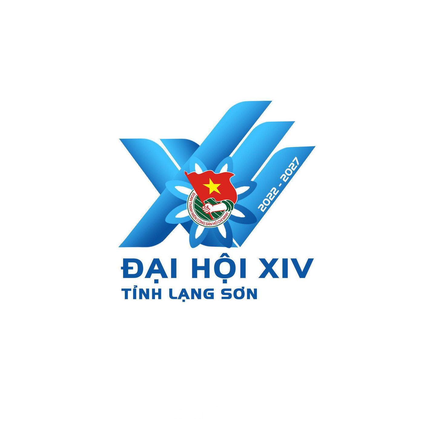 Logo của tác giả Hoàng Sơn (thành phố Lạng Sơn) đoạt giải Đặc biệt và trở thành biểu trưng của Đại hội đại biểu Đoàn TNCS Hồ Chí Minh tỉnh Lạng Sơn khóa XIV