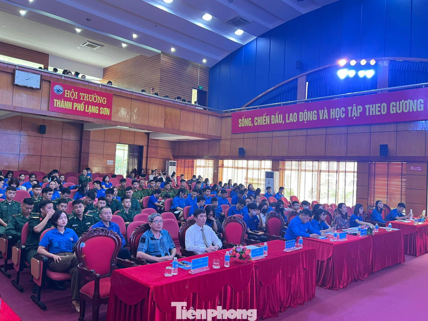 Đông đảo đoàn viên thanh niên trên địa bàn tham dự Hội thi. Ảnh: Duy Chiến