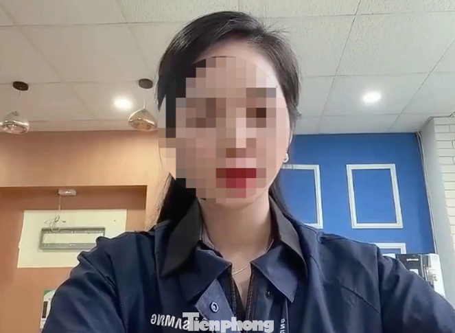 Hình ảnh bị cắt ghép nữ công nhân ở Thái Nguyên bị phát tán trên mạng (ảnh cắt từ video) Hình ảnh bị cắt ghép nữ công nhân ở Thái Nguyên bị phát tán trên mạng (ảnh cắt từ video)