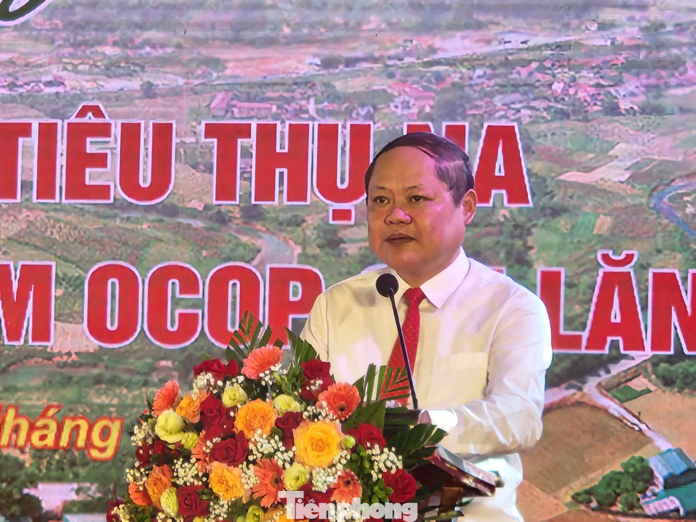 Ông Vi Nông Trường - Chủ tịch UBND huyện Chi Lăng - phát biểu tại chương trình. Ảnh: Duy Chiến. Ông Vi Nông Trường - Chủ tịch UBND huyện Chi Lăng - phát biểu tại chương trình. Ảnh: Duy Chiến.