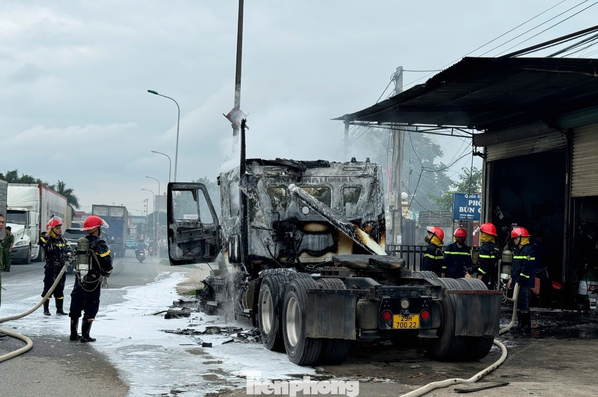 Hiện trường vụ cháy.