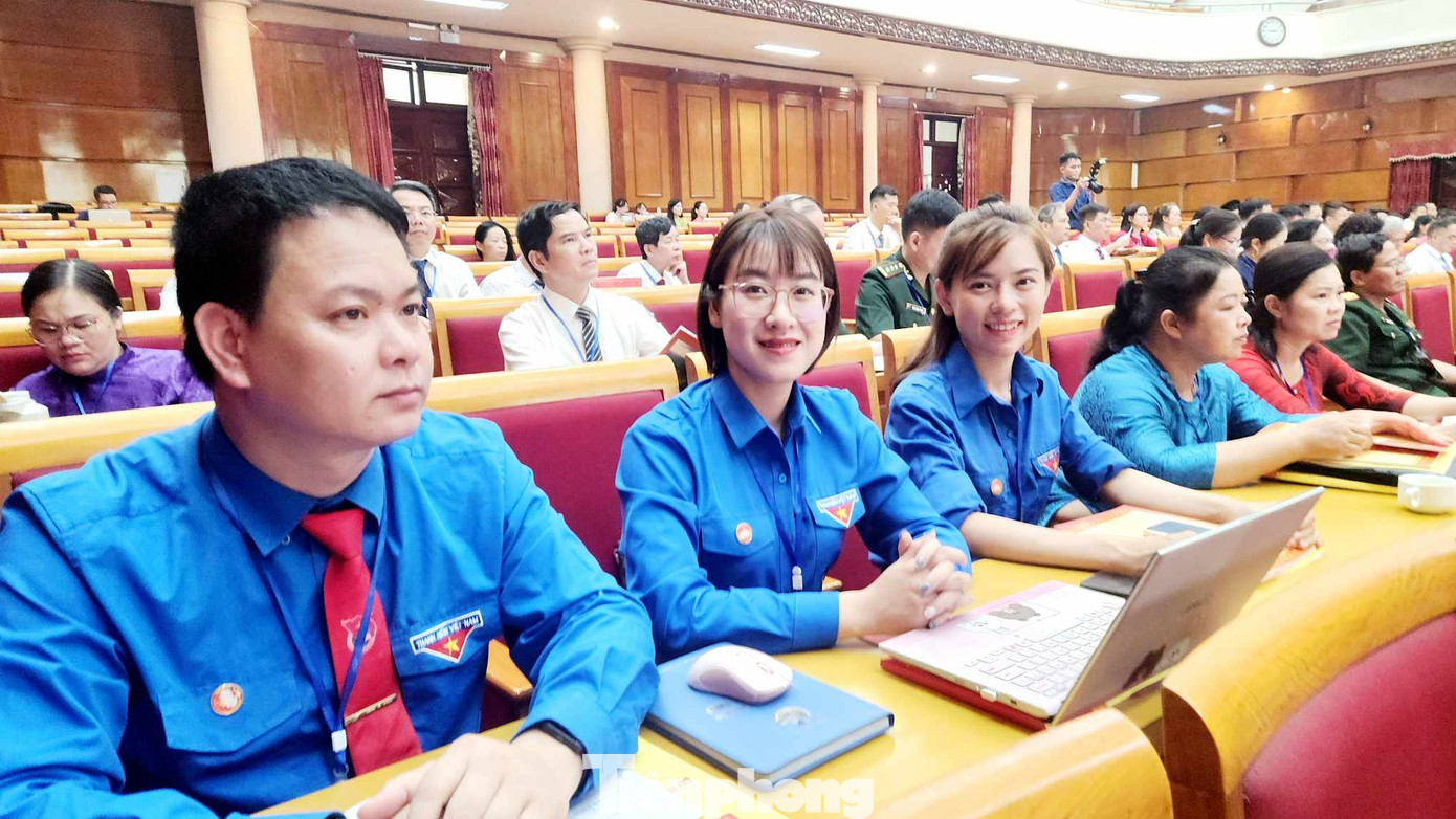 Đại biểu giới trẻ Lạng Sơn tham dự đại hội. (Ảnh: Duy Chiến)