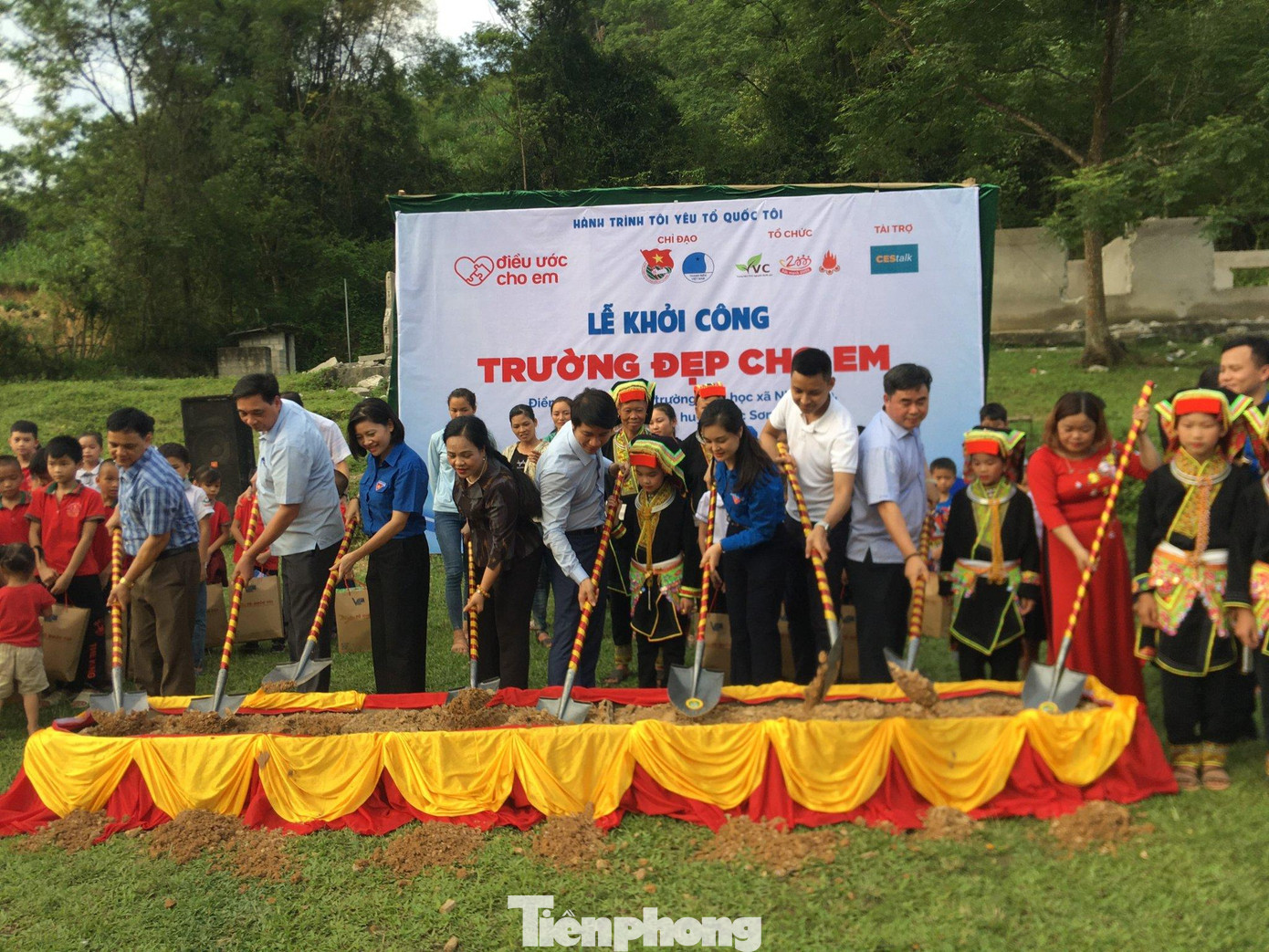 Khởi công &quot;Trường đẹp cho em&quot; ở huyện Bắc Sơn -Ảnh: Duy Chiến