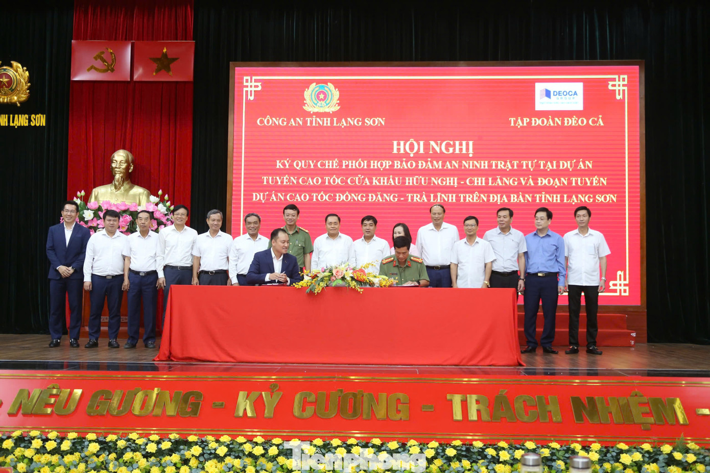 Ký kết quy chế hợp tác đảm bảo an ninh trật tự dự án cao tốc Lạng Sơn- Cao Bằng.