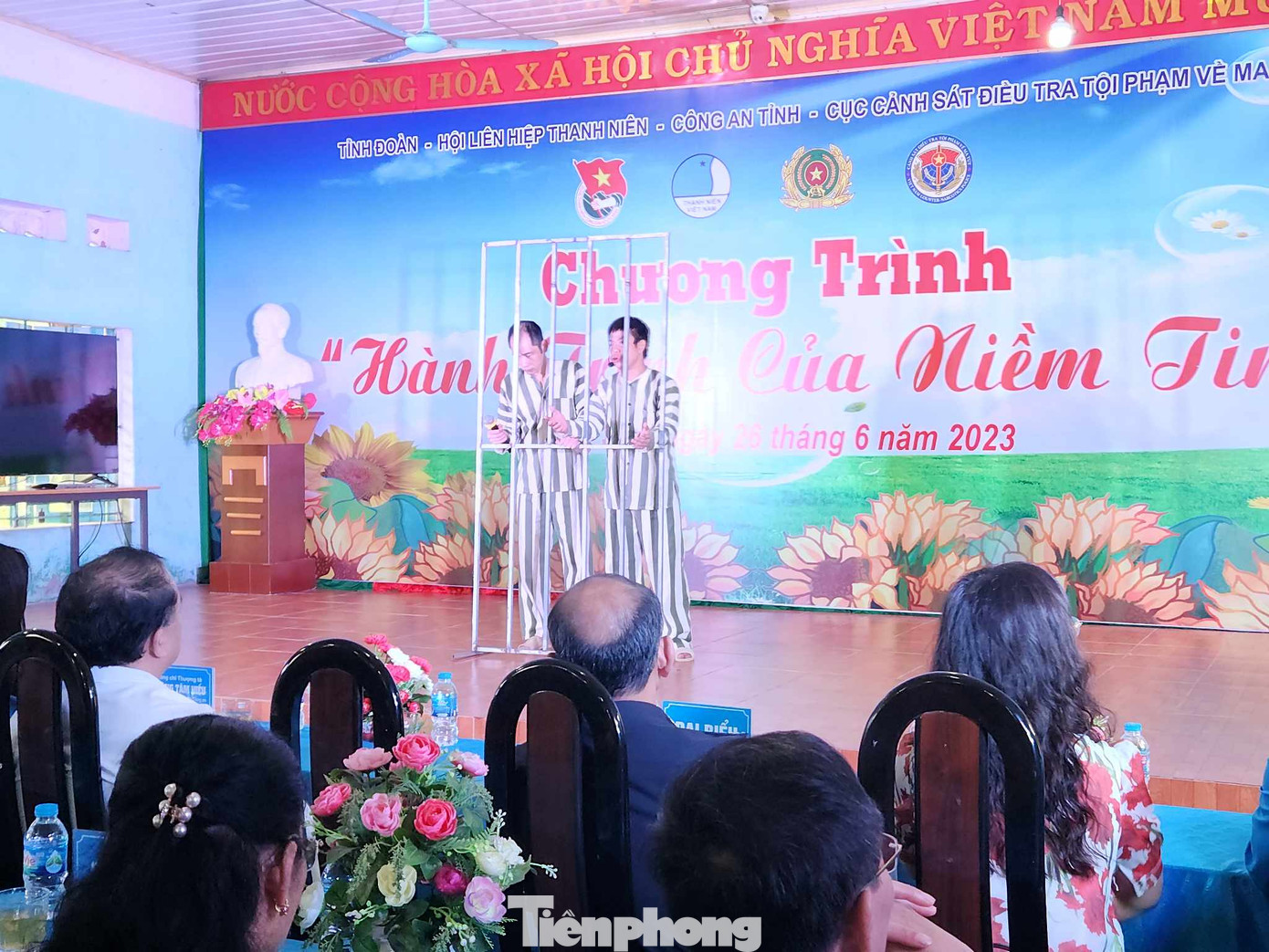 Tiểu phẩm phòng chống ma túy thu hút sự chú ý. Ảnh: Duy Chiến