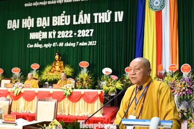 Hòa thượng Thích Gia Quang được suy cử làm Trưởng ban Trị sự Giáo hội Phật giáo Việt Nam tỉnh Cao Bằng -Ảnh: TL Hòa thượng Thích Gia Quang được suy cử làm Trưởng ban Trị sự Giáo hội Phật giáo Việt Nam tỉnh Cao Bằng -Ảnh: TL