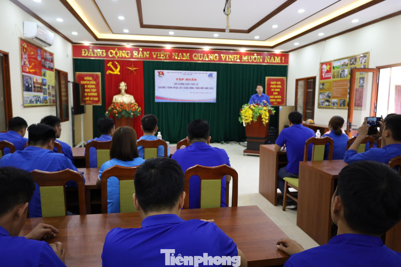 Lớp tập huấn, bồi dưỡng kiến thức xây dựng nông thôn mới, xóa đói giảm nghèo cho người dân xã Đào Viên, huyện Tràng Định, tỉnh Lạng Sơn -Ảnh: Duy Chiến