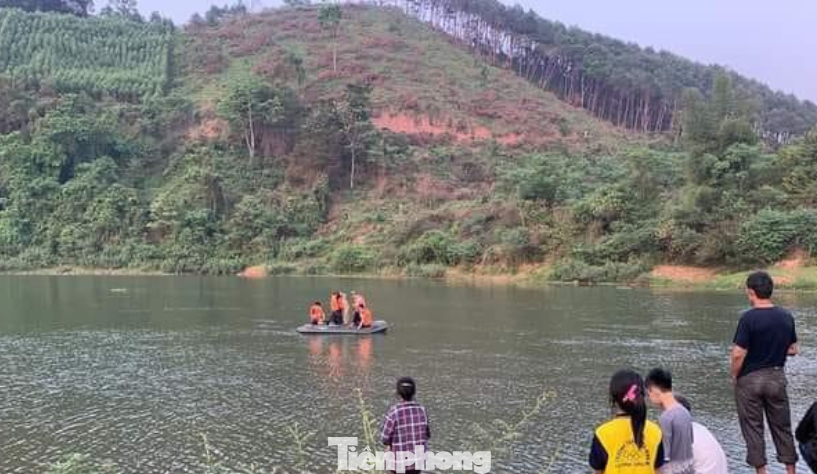 Hiện trường vụ đuối nước thương tâm ở Lộc Bình, Lạng Sơn.