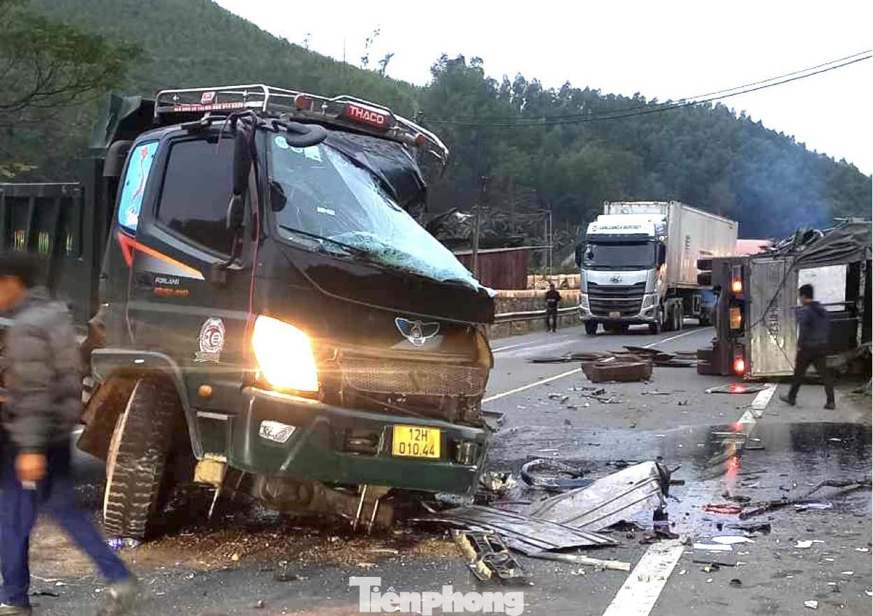 Hiện trường vụ tai nạn. Ảnh: Duy Chiến