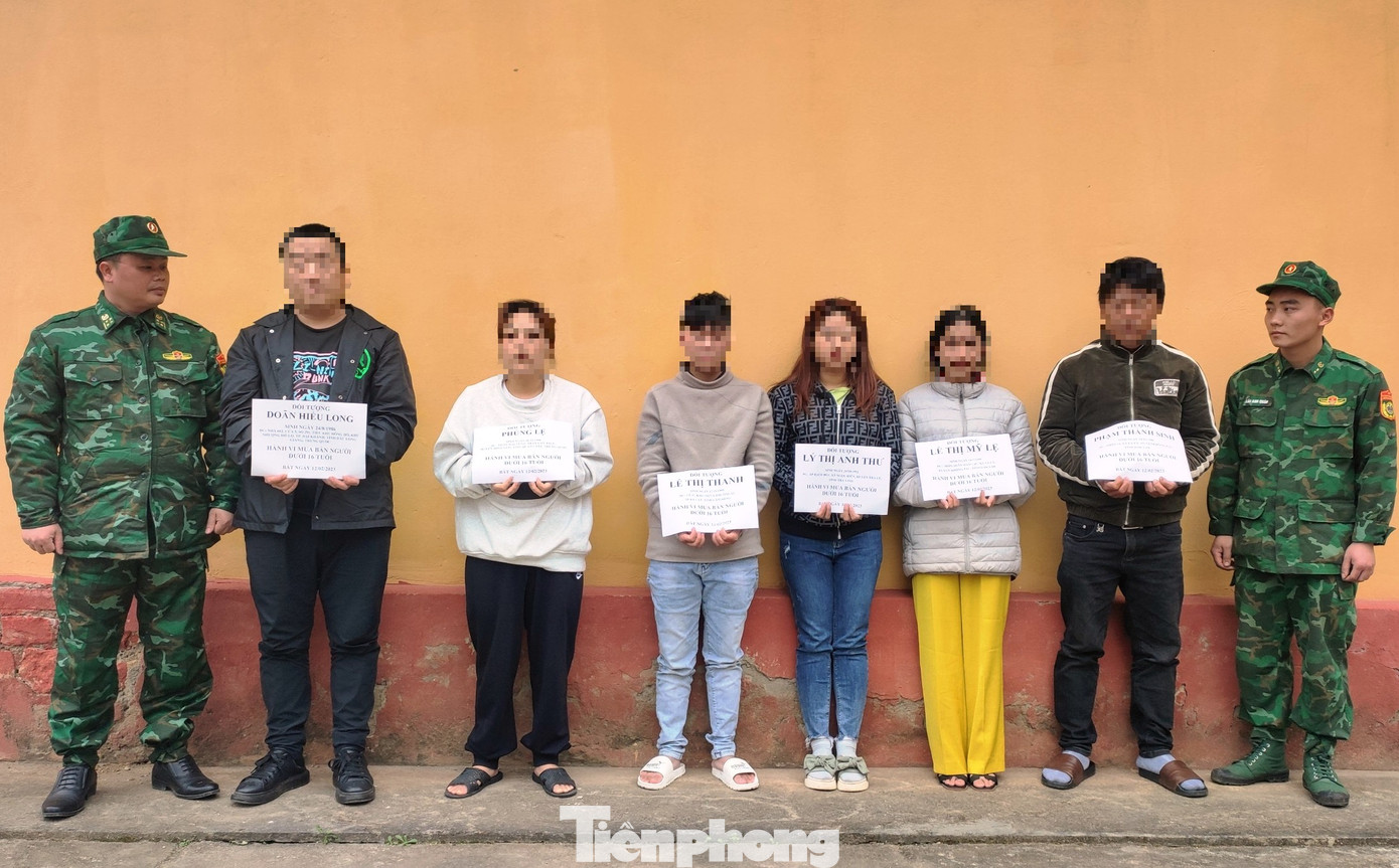 Các đối tượng trong đường dây mua bán trẻ sơ sinh tại cơ quan Biên phòng Cao Bằng: TL