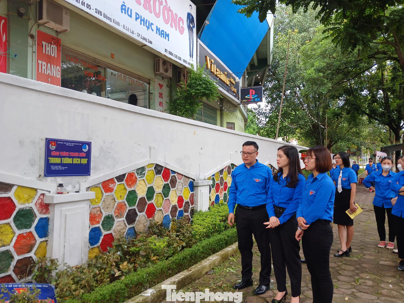 Công trình thanh niên xây dựng đô thị văn minh. Ảnh: Duy Chiến Công trình thanh niên xây dựng đô thị văn minh. Ảnh: Duy Chiến