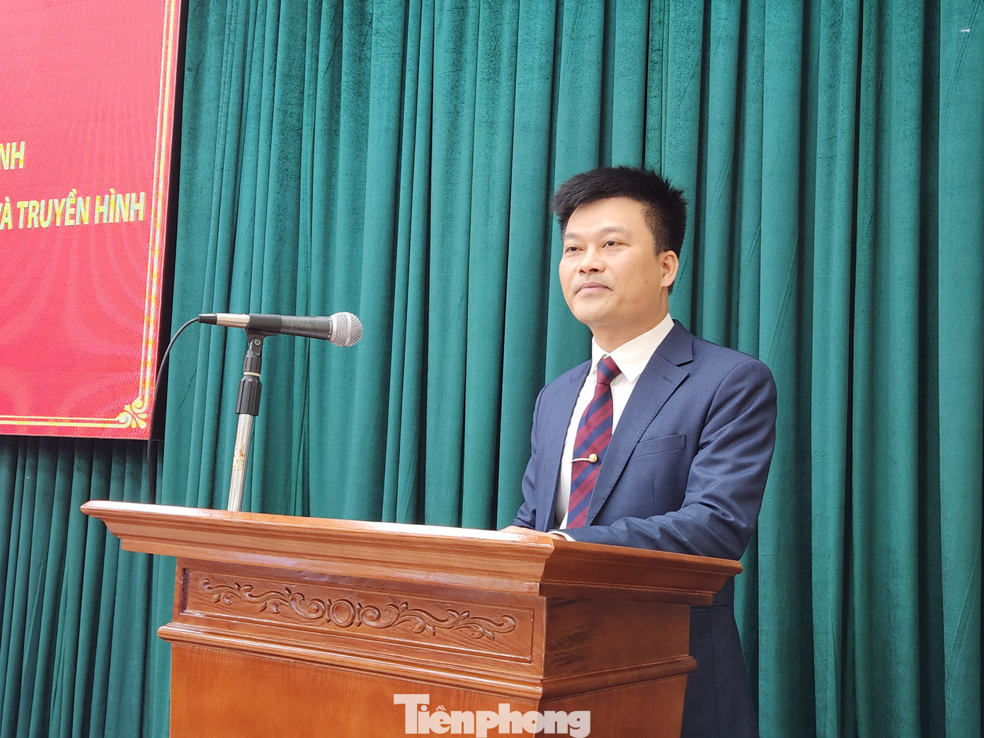 Ông Đỗ Sơn Lâm thay mặt những người được bổ nhiệm phát biểu nhận nhiệm vụ. Ảnh: Duy Chiến