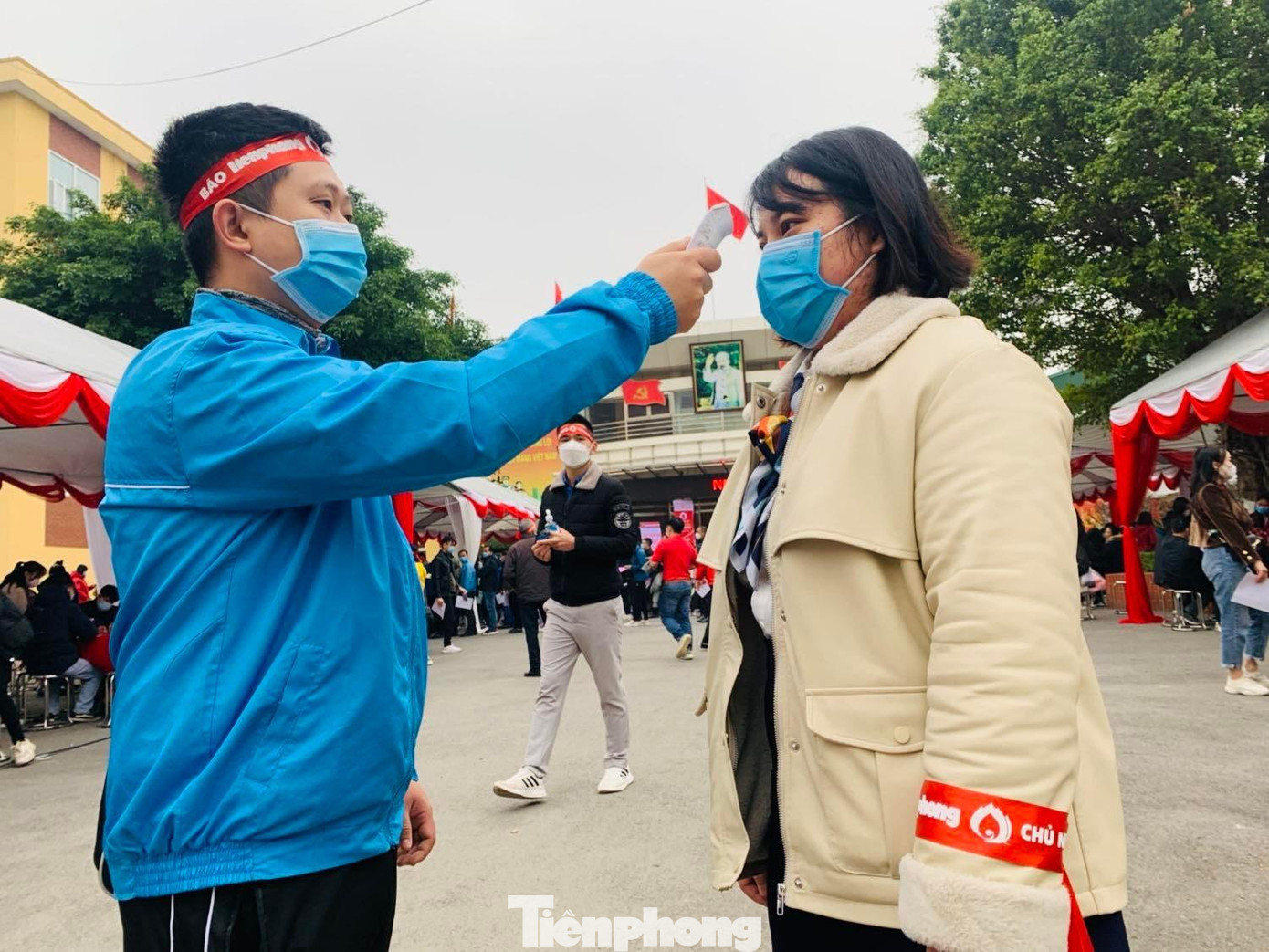 Công tác phòng chống dịch được triển khai bài bản, nghiêm túc -Ảnh: Duy Chiến