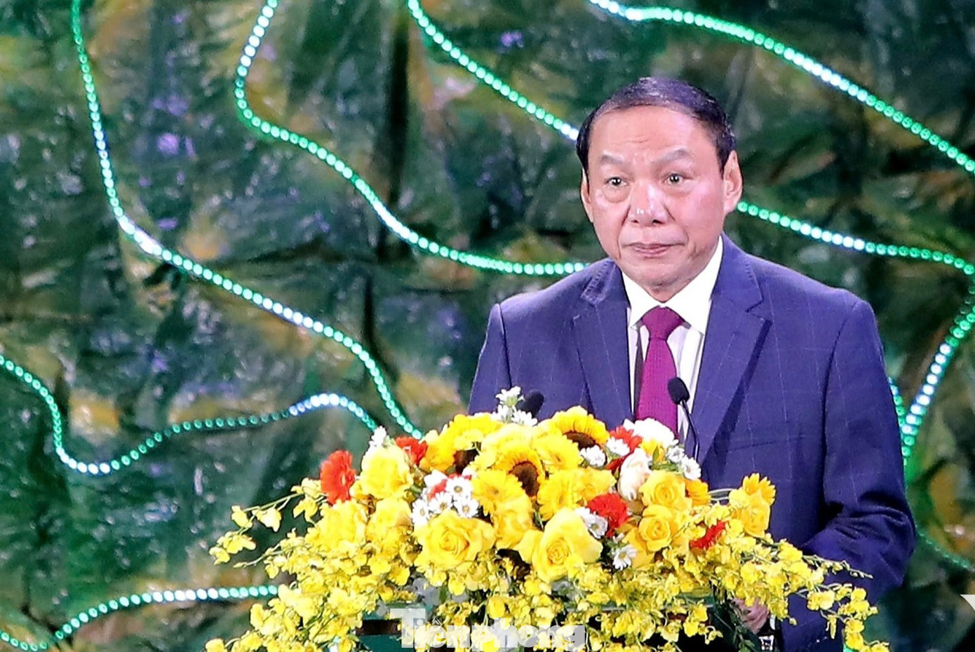 Bộ trưởng Bộ VHTT&amp;DL Nguyễn Văn Hùng phát biểu Khai mạc chương trình.